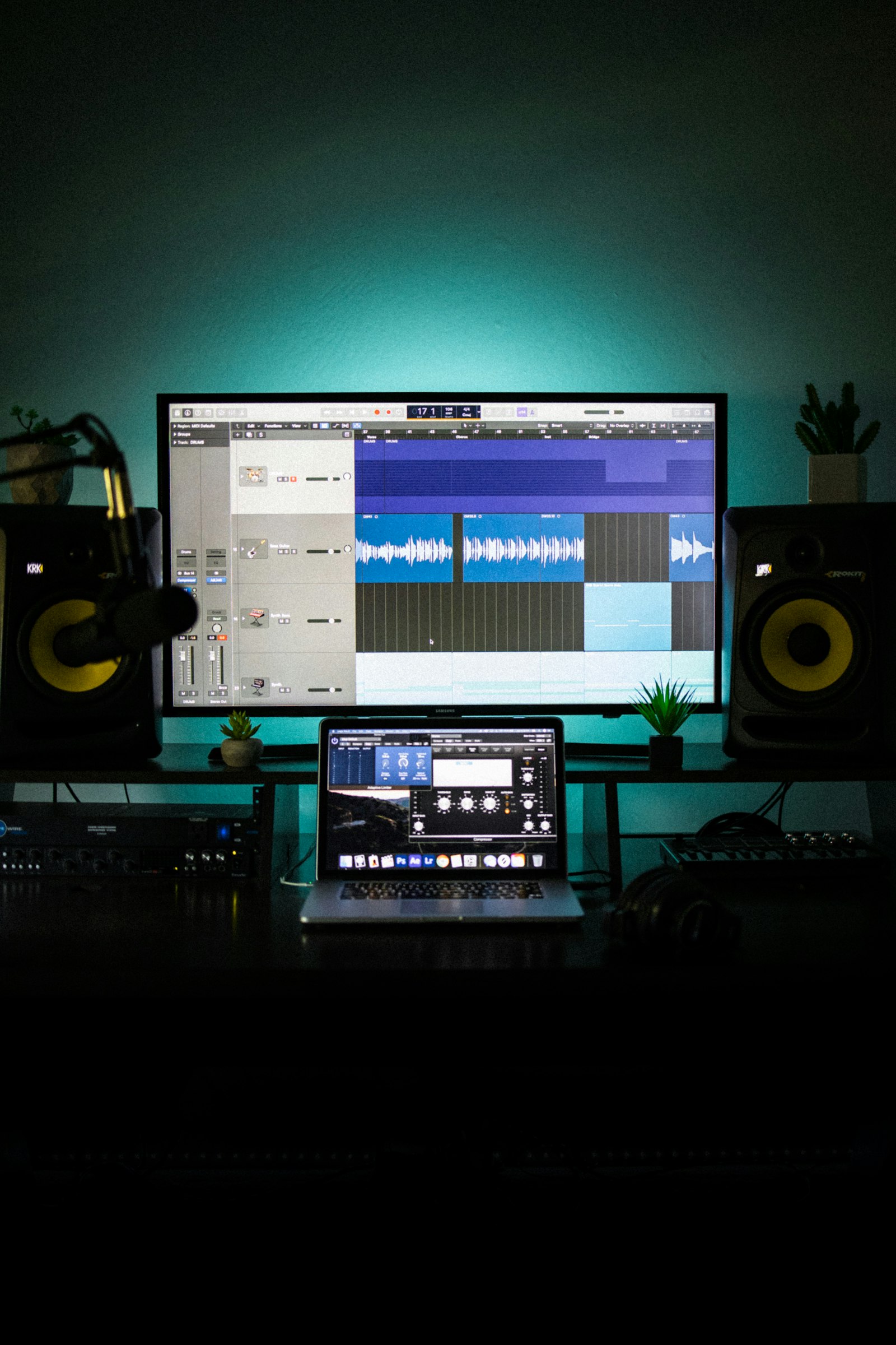 The producer at work