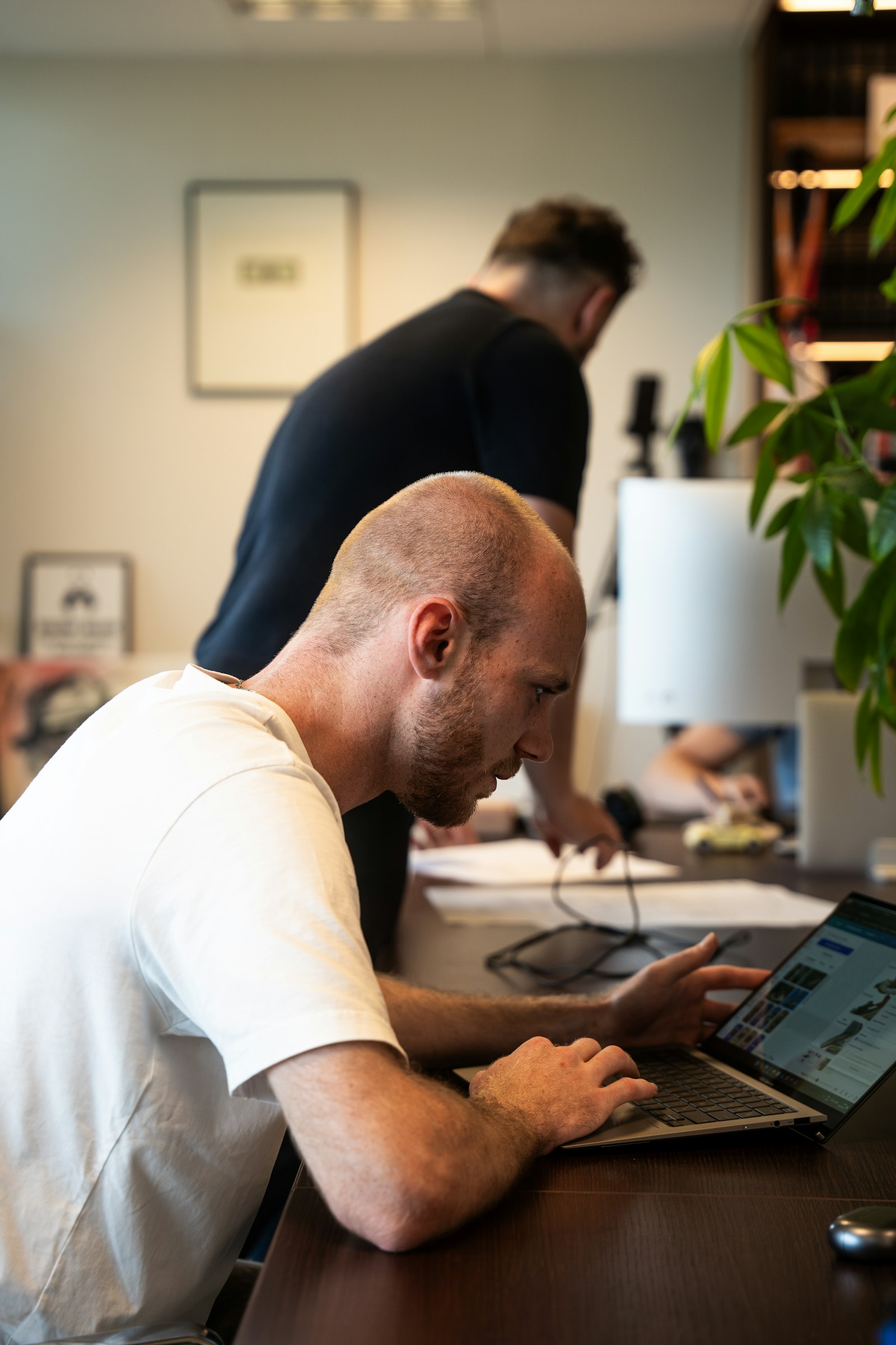 The startup at work